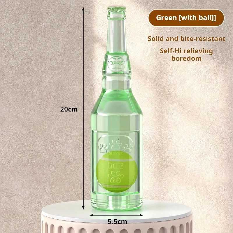 Dog Toy Bottle Sound Chew Ball Pet Toys Interactive Ball For Big Dog Small Dog Pet Training Tennis Bottle Pet Supplies X250918