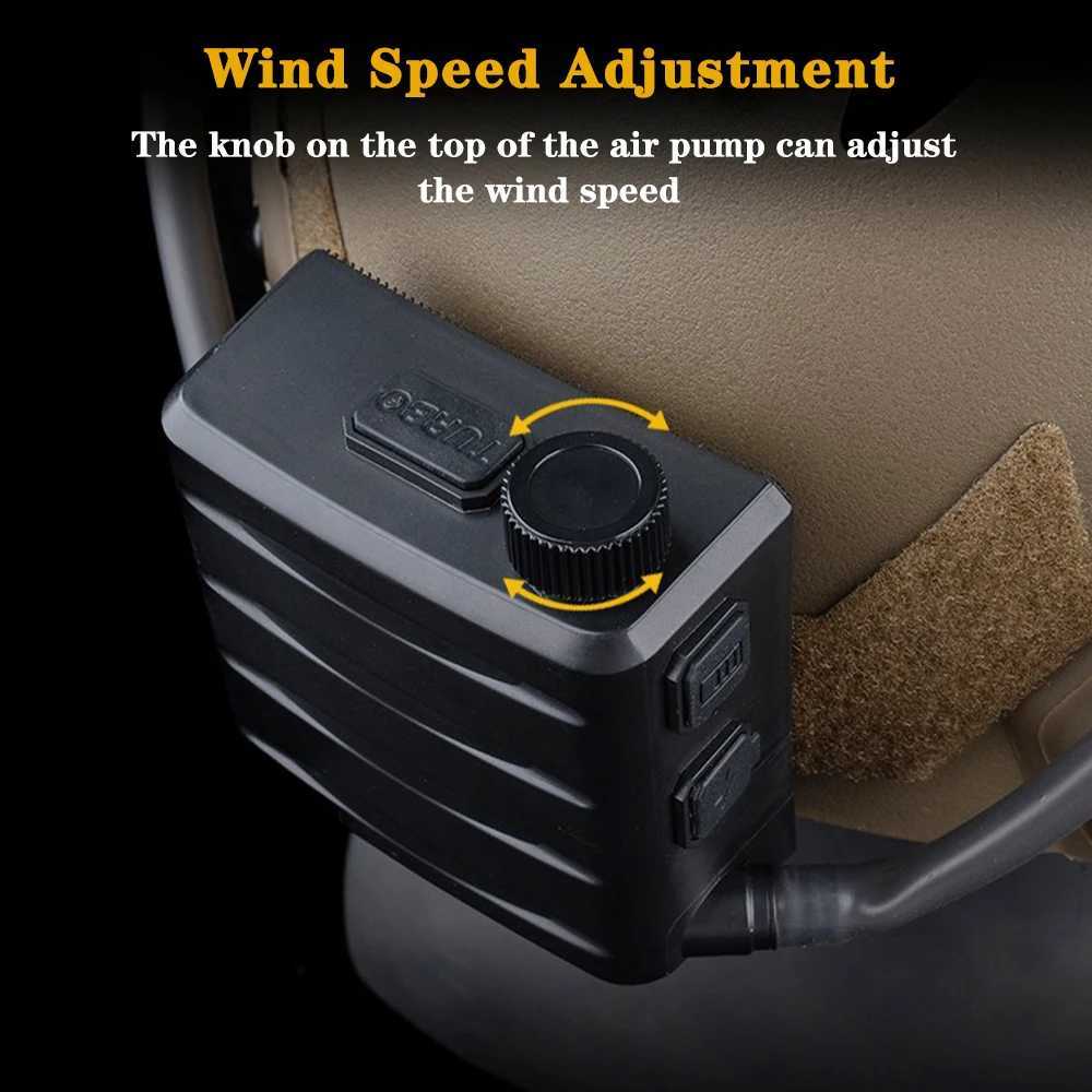 Tactical Goggs Dogger Dogging Fan Charging Adjust Wind SpeedSuitab for SkiingSoft Air Gun Shooting Work Car Vision Y250919