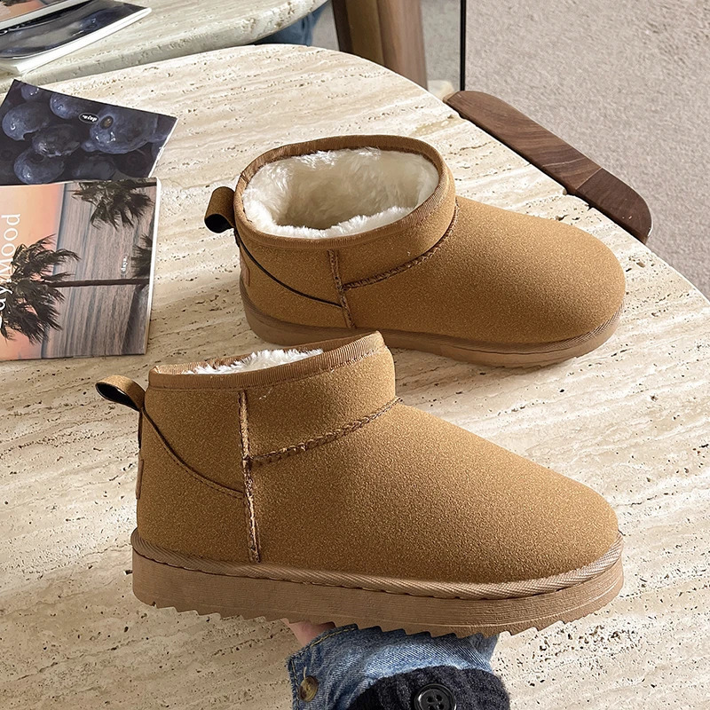 2024 Women Winter Ultra Mini Boot Australian Platform Boots for Leather Warm Ankle Fur Booties 250919