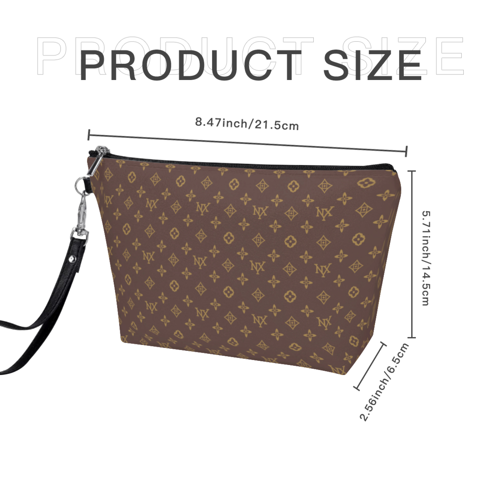 NXY 10A Makeup Bag Cosmetic Bags designer bag women Pu luxury bag handbag toiletrys bags Womens Fashion classic brown flower handbags with dust bag