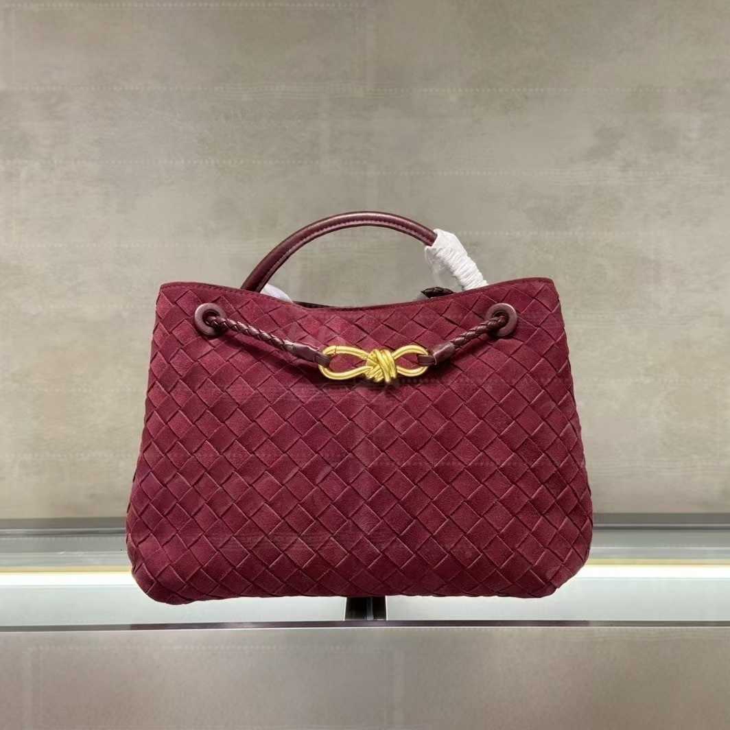 Shoulder Bags Andiamo Parachute Suede Weave Bag Designer Bag Tote Bag Handle Intrecciato Cow Women Bags Purses And Handbag Famous Designer Evening Bag