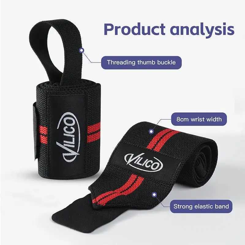 Mens and womens wristbands wrist support straps super strong weightlifting wristbands bandages fitness gym training J250919
