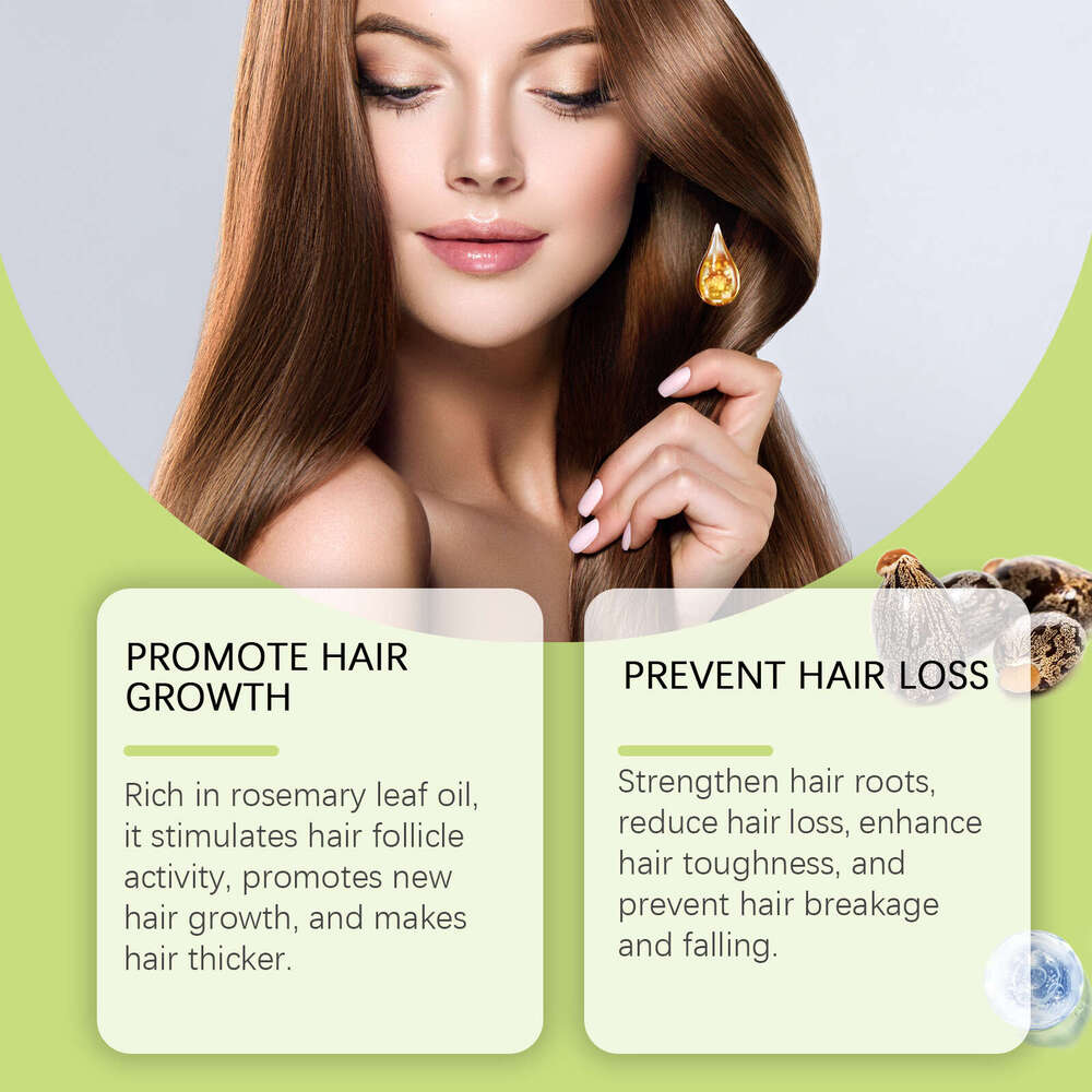 HOEGOA Herbal Effective Hydration Moisturizing Nourishing Scalp Improves Dry Frizzy Hair Care Oil
