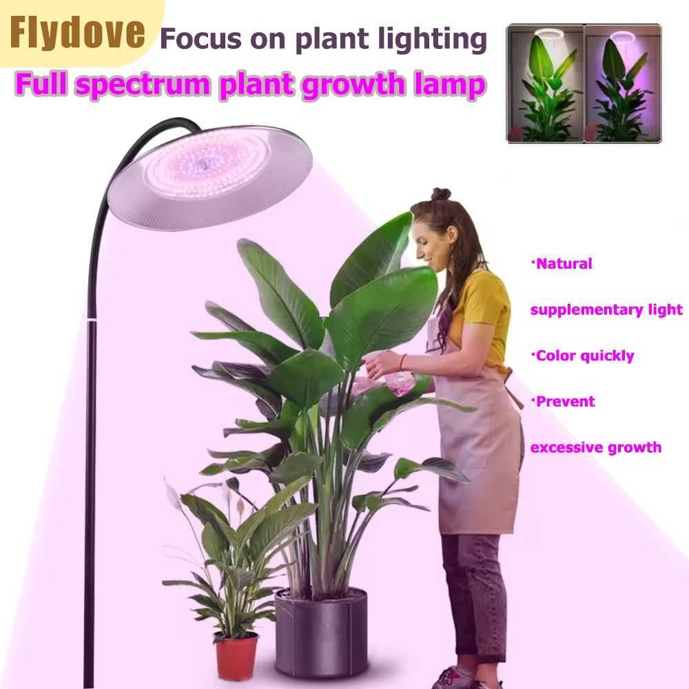 LED Full Spectrum Indoor Plant Growth Lamp 100W AC100240V Bulb Height Adjustable Garden Hydroponic Plant Growth Floor Lamp C250919
