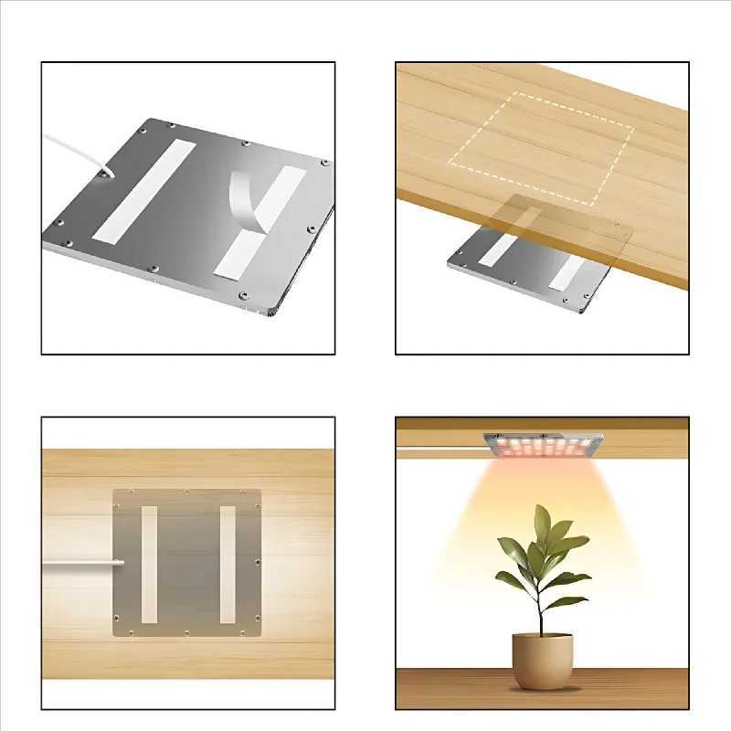 Indoor USB 5V LED Quantum Board Grow Light Full Spectrum Hydroponic Plant Lamp with Timer 3Color Dimming Waterproof Home Garden C250919