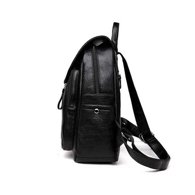 New Arrival Pu Leather Backpack Shoulder Bags For Women Fashion Travel Knapsack High Quality Rucksack School Bag Z250915