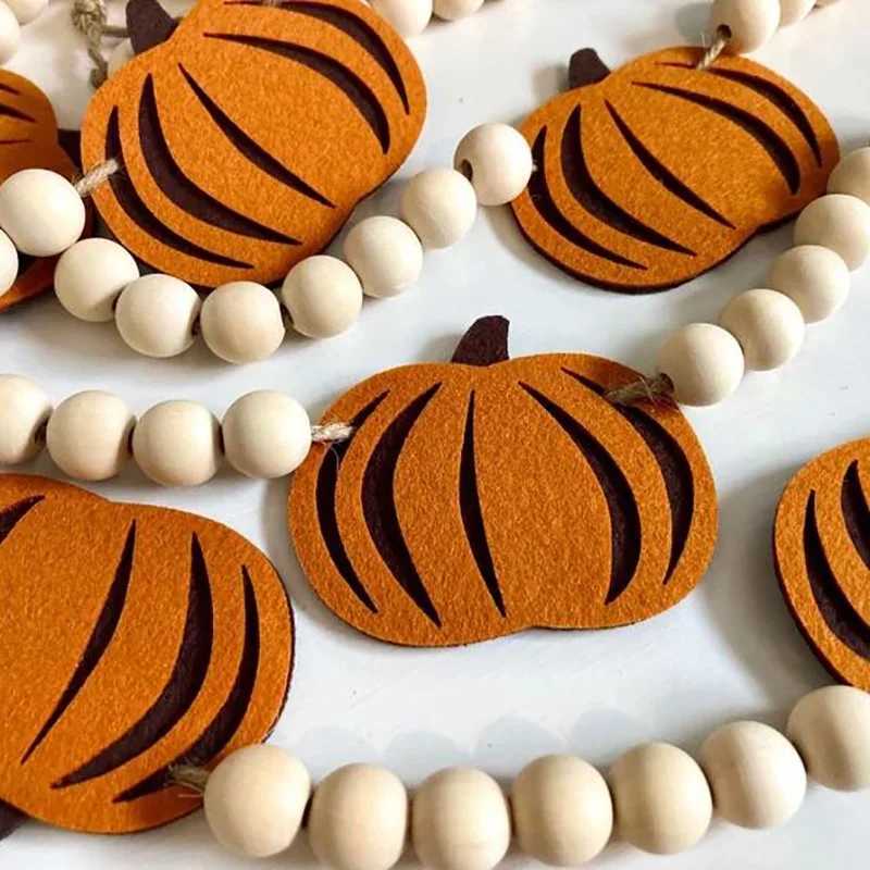 98inch Fall Pumpkin Banner Autumn Thanksgiving Festival Halloween Party Fireplace Mantle Wall Home Patio Garden room decoration C250919