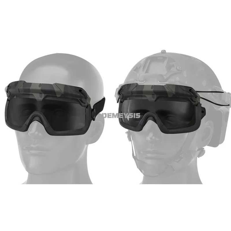 Shooting Tactical Goggles Windproof Motorcycle Riding Sports Eyewear Hunting Airsoft Paintball Helmet Eye Protection Glasses J250919