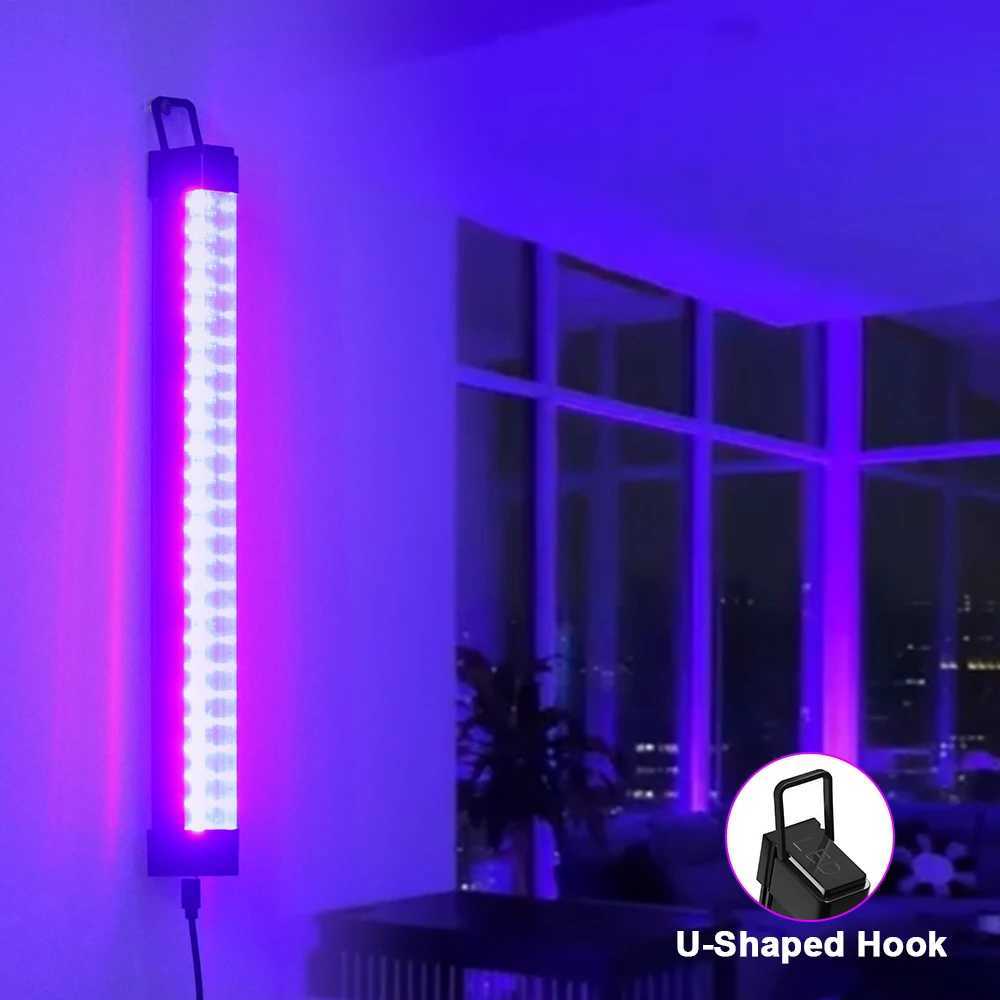 395405nm Black Light LED UV Lamp Gel T8 Tube 5V USB Plug Ultraviolet Light LED Stage Blacklight UV LED Nail Lamp Parts Grow C250919