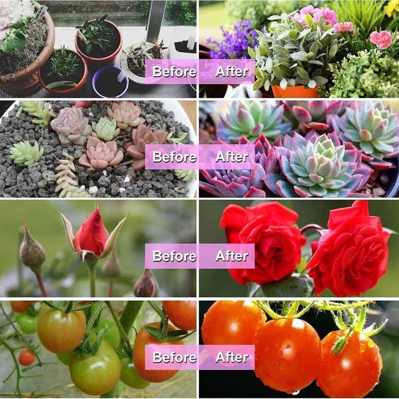 Plant Grow Light 5500K Full Spectrum Clip LED Growing Lamp for Indoor Plants Automatic Timer5 Dimmable Levels3 Tubes C250919