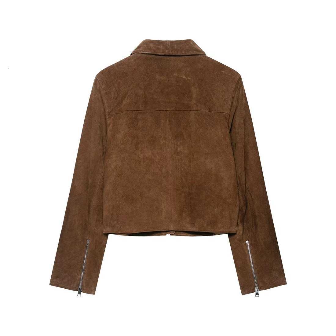 New Arrival 2025 Womens Casual Fashion Genuine Leather Jacket ShortLength Trendy Streetwear for Women Z250918