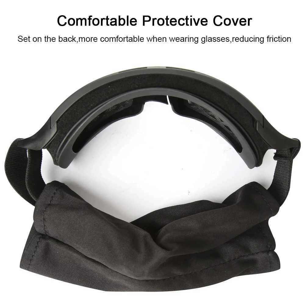 3 Lens Tactical Goggles Set Windproof Dustproof Shooting Motocross Motorcycle Mountaineering Glasses Cs Military Safe Protection J250919