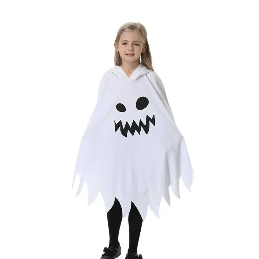 Clothing Prop Glowinthedark ghost cape Fun interaction Multiple sizes Childrens Halloween costume Loose Party Cloak L250918