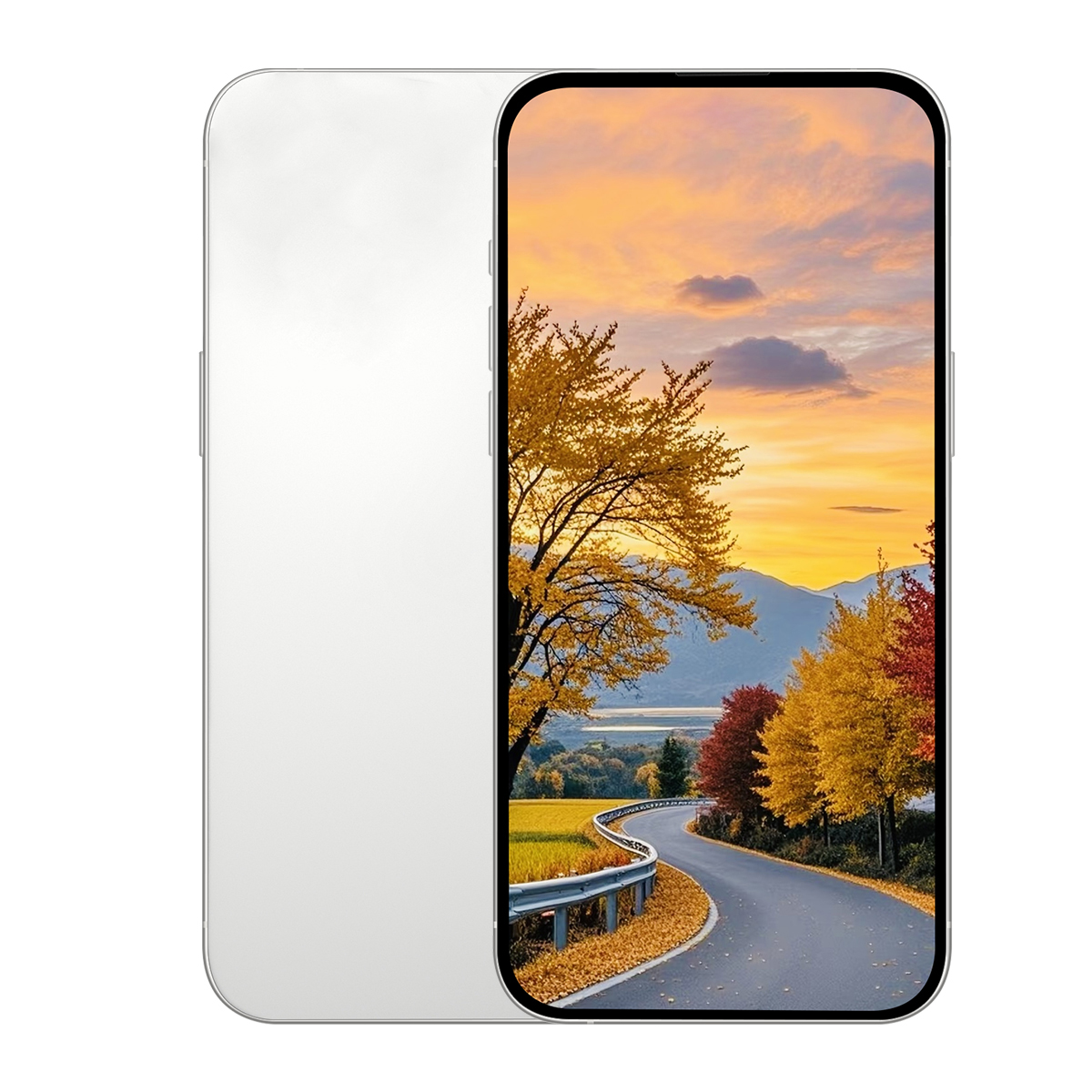 Deep Blue Silver i17 Pro Max 5G Smart Phone 2TB 1TB 512GB 256GB Face ID Android OS 6.9 inch HD+ All Screen 48MP Camera 5000mAh Battery Aluminum Unibody 4G Smartphone Orange