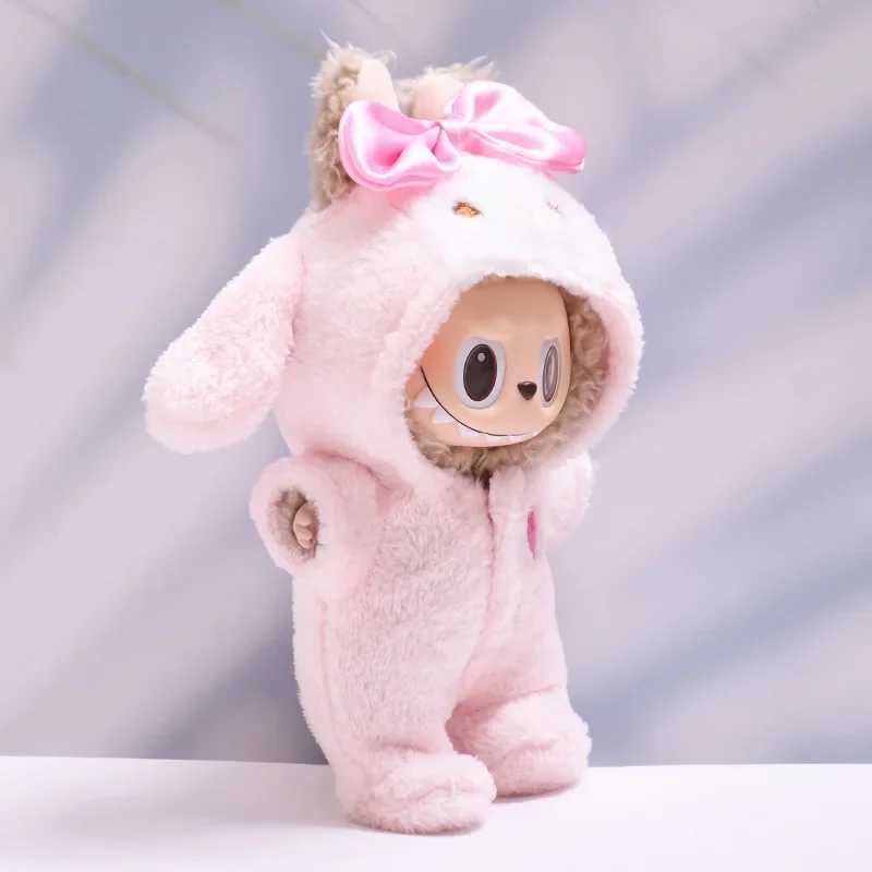 Mini Labubu 17cm Doll Fashion Outfit with Hat Shoes for Labubu II Cultivate Sitting Party C250919