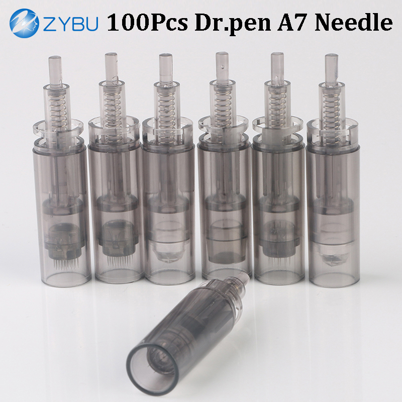 Microneedling Accessories: Multi-Pack Replaceable Needles (100pcs) Compatible with Dr.pen Ultima A7 Device 9 12 Pins 24Pin 36 Pin 42 3D Round Nano MTS