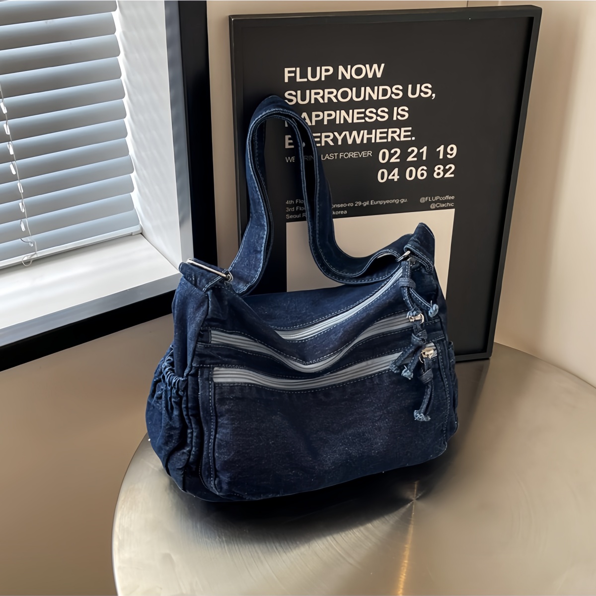 New European American Retro Canvas Shoulder Bag - Women's Stylish Versatile Tote/Crossbody, Casual Travel Designer Bag with Free Shipping