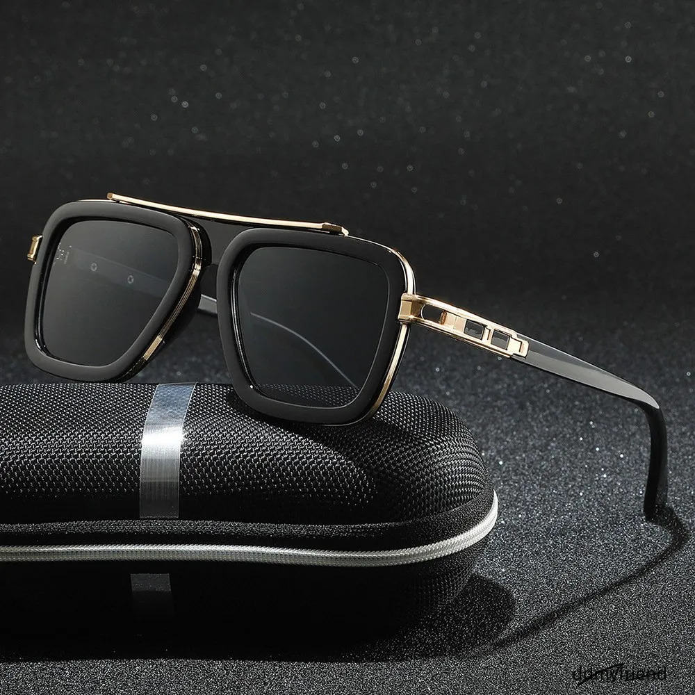 Designer For Men Women Oversized Fashion Uv400 Protection Sunglasses Polarized Goggle Pilot PC Frame Square Eyewear P3022 ddmyfriend