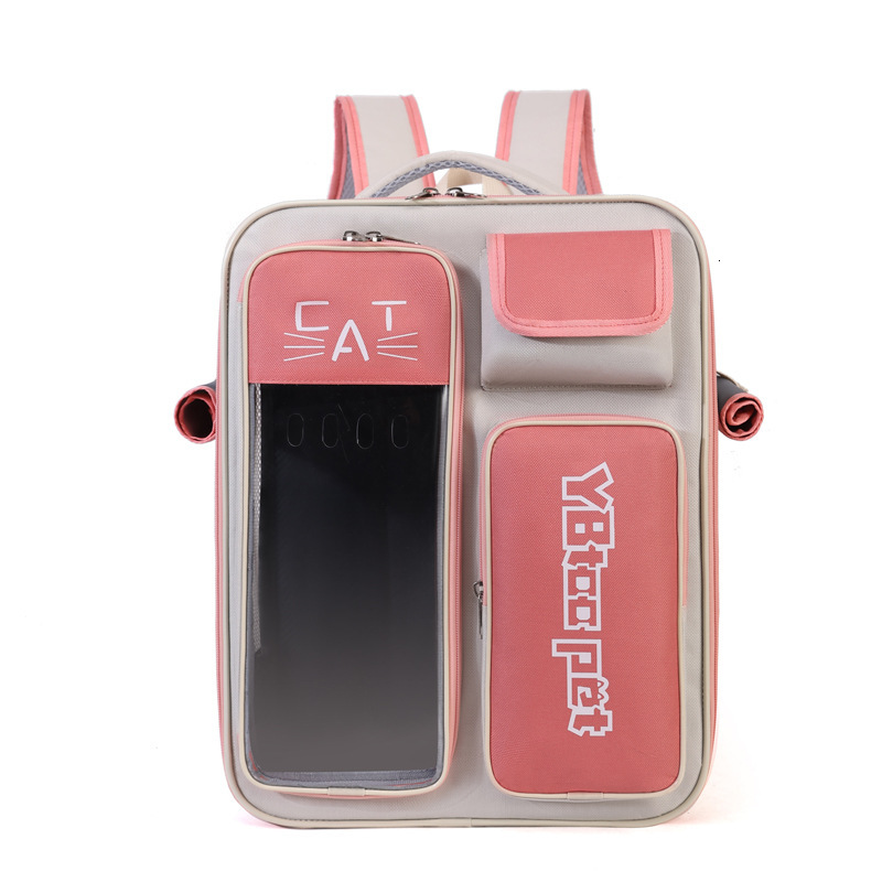 Square Large Capacity Pet Backpack Cat Single Shoulder Crossbody Bag Custom Style