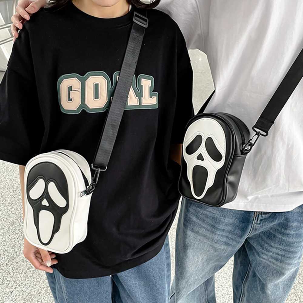 Small and Unique Personality Ghost Funny Bag Cute Crossbody Bag Ins Korean Version Original Fashion Trend Cartoon Phone BagXJ250918