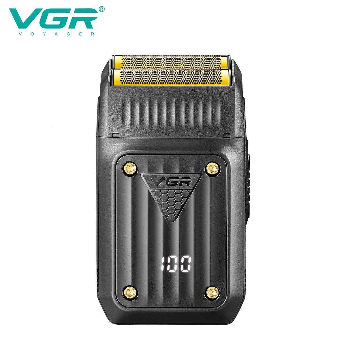 VGR 363 Razor Electric Shaver Professional Hair Trimmer Rechargeable Shaving Barber Beard Trimmer Foil Hair Shaver for Men C250919