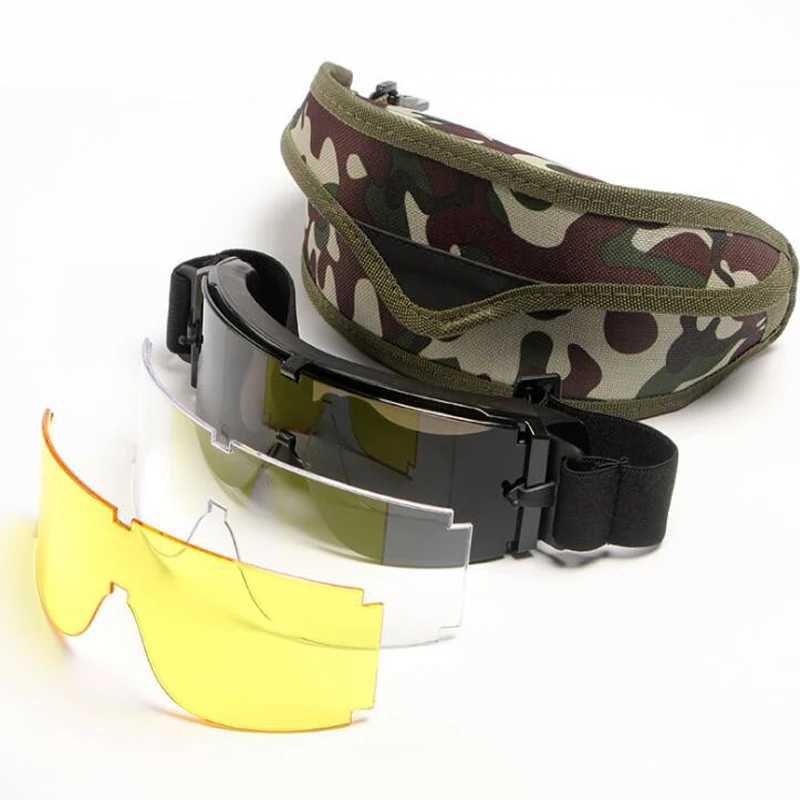 Special Forces Tactical Glasses Bulletproof Shooting Goggles X800 Explosion proof War Games Glasses Windproof and Sandproof J250919