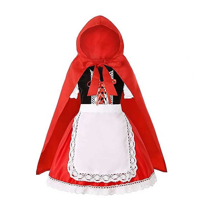 Girls Cosplay Witch Costume Little Red Riding Hood Vampire Halloween Dress Childrens Fancy Show Costumes Carnival Party Clothes L250918