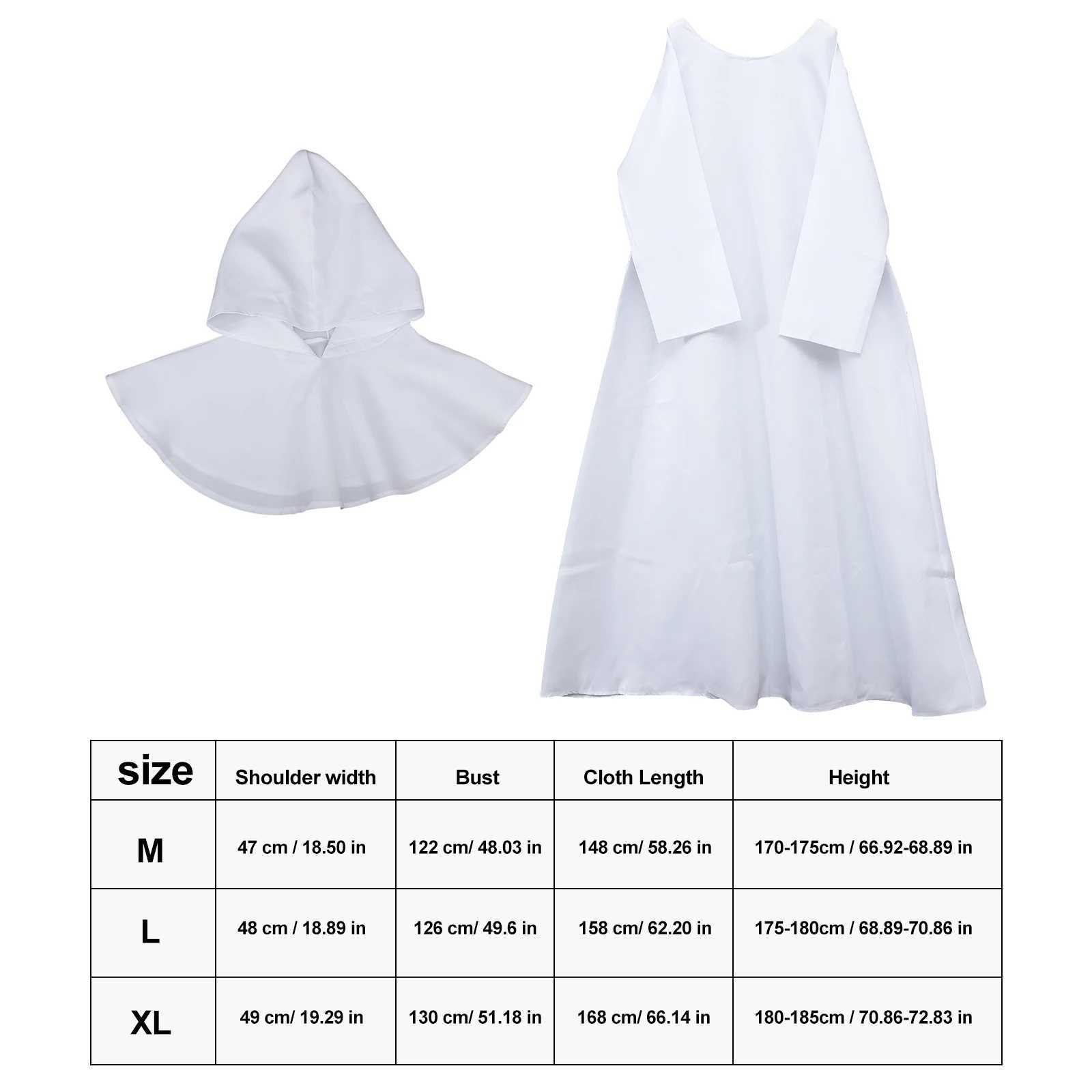 Medieval Cape Hooded Robe Cloak Knight Friar Priest Gown Robe Long Sleeve Wizard Cloak Halloween Outfit Cosplay Costume Props L250918