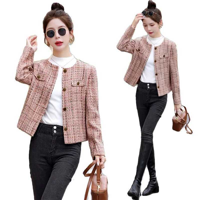Xiaoxiangfeng Coat Women 2025 Spring Autumn New Jacket This Year Popular Tweed Outwear Temperament Elegant Short Overcoat Female Z250918