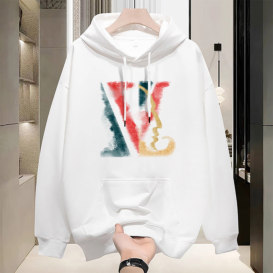 Men's Hoodie Loose Casual Thin Geometry Print Creativity Designer Hoodie