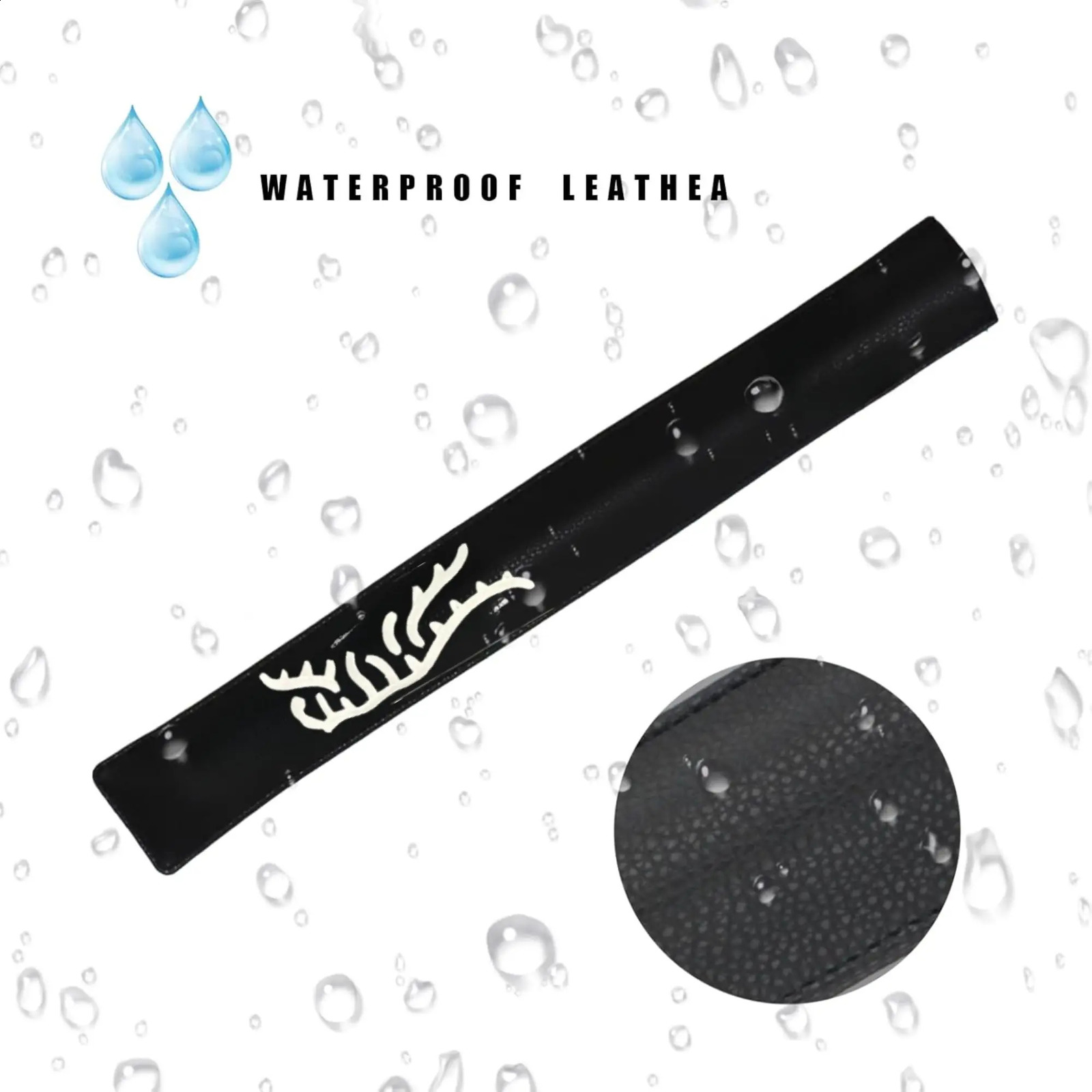 Tiger Leather Golf Alignment Stick Cover Golf Headcover for Alignment Stick Hold at Least 2 Sticks 250919