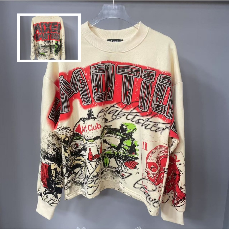 Men's Hoodies Retro Letter Printing Zipper Sweatshirt Jacket Casual Men And Women Fashion Personality Design Hoodie Hip-hop Streetwear