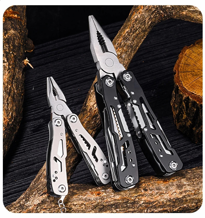 Tactical MultiPurpose Mini Portable Folding PliersOutdoor Hunting Survival Rescue Folding Multitool Pocket Knife Plier Opener 250918