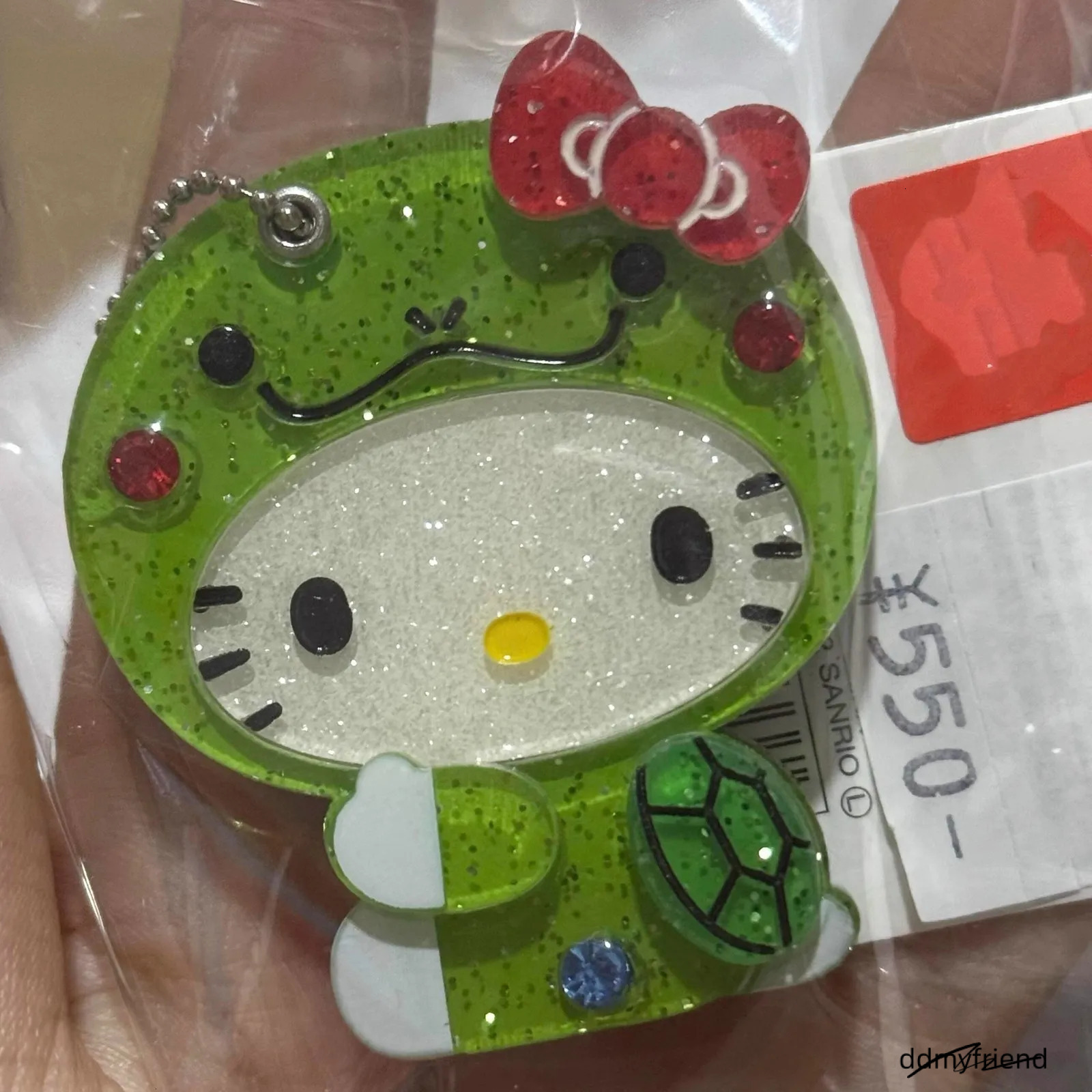 Portable Kawaii Makeup Keychain Cartoon Sliding Cover Mirror Keyring Bag Pendant Hanging Decoration250711 ddmyfriend