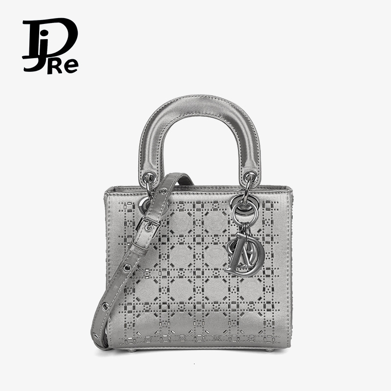Designer fashion trend 2025 summer Princess Diana handbag new shiny rhinestone texture handbag crossover bag source