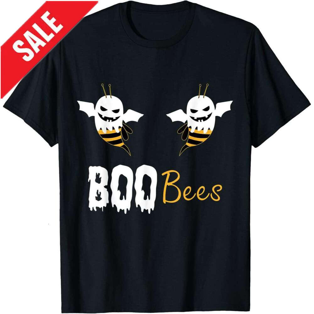 T shirt for Mens Funny Ghost Boo Bees Lover Gift Halloween T-Shirt Shirts Tshirt Graphic Tee Casual Tops Clothes Short sleeve 2025