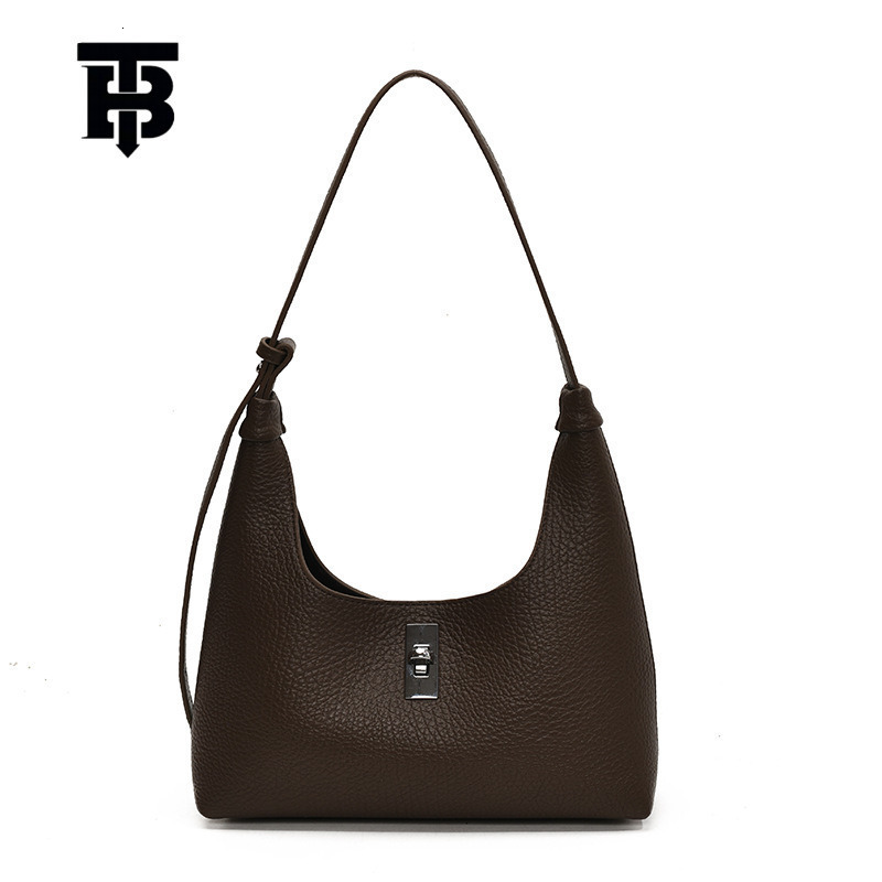 Designer Bag Winter New Luxury Bag Simple Casual Fashion Commuter Women's Bag Personality Temperament Fresh Large Capacity Handheld Crescent Bag