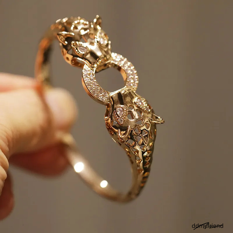 Brand Designer New Bracelet Fashion 2025 Essential Wealth Attraction Lucky Accessory Leopard Head Jewelry For Women ddmyfriend