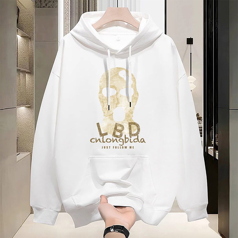 Men's Hoodie Loose Casual Thin Geometry Print Creativity Designer Hoodie