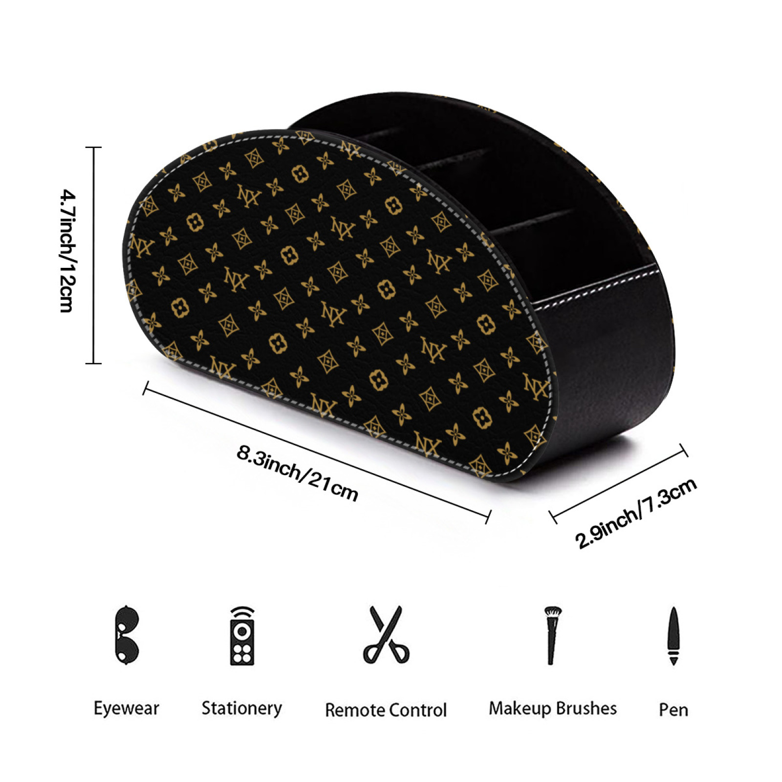 NXY top quality pencil case High quality Luxury cosmetic bag makeup bag ladies luxury designer toiletrys bags Fashion all-match brown flower handbags 