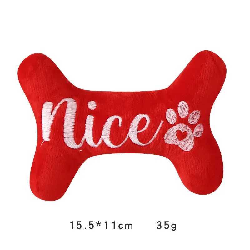 Pet Supplies Christmas Dog Plush Toy Voice Puppy Toy Santa Claus Bone Decoration Pet Supplies dog Toys for small dogs X250918