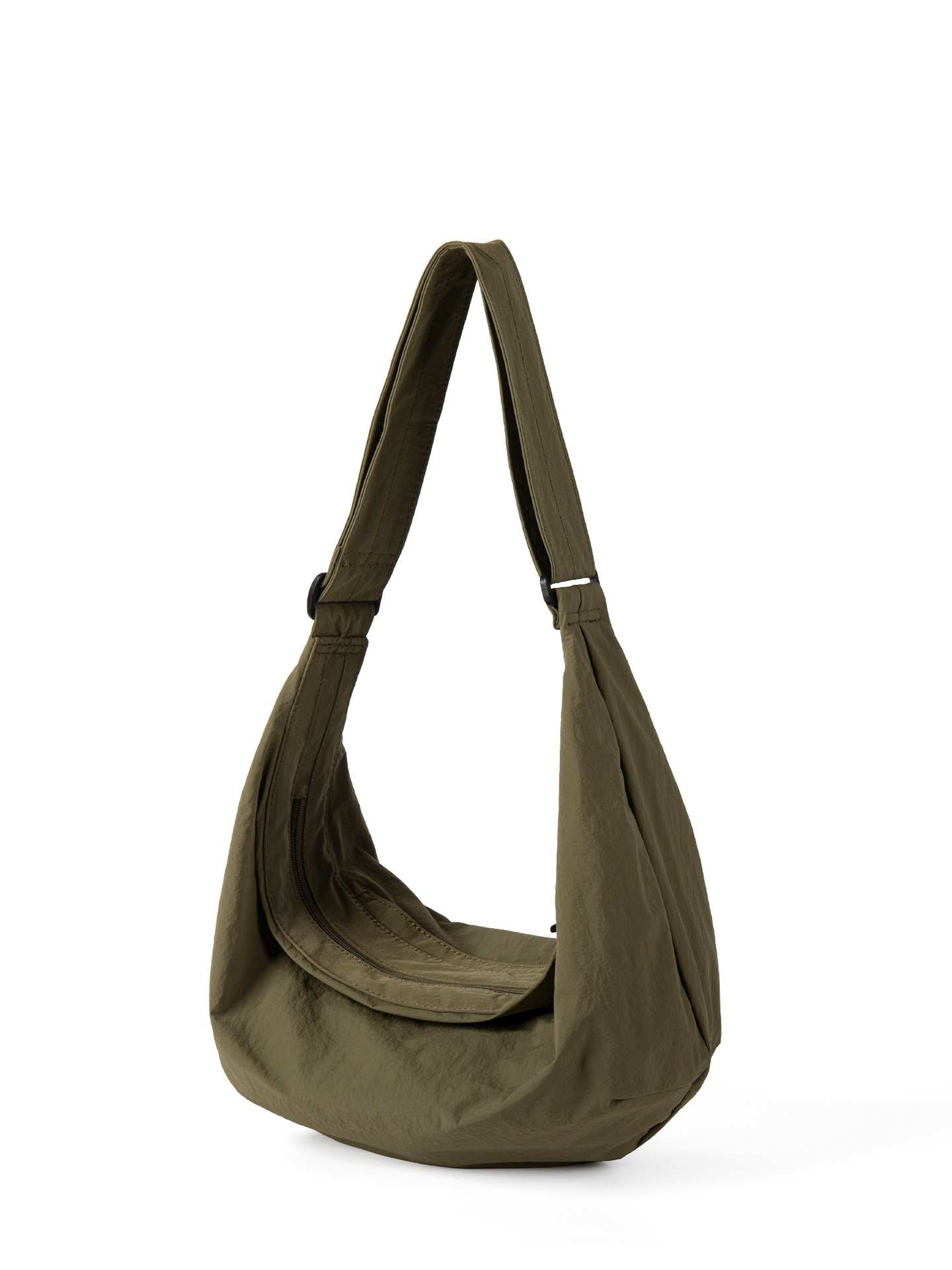 2025 Korean-Style Niche Design Nylon Material Dumpling New Style Simple And Versatile Large-Capacity Lightweight Single-Shoulder Crossbody Bag