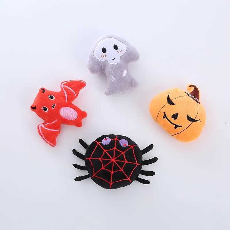 Pet Halloween Bat Spider Shaped Cat Catnip Toys Catnip Teasing Teeth Grinding Durable Cat Toys Interactive Cats Pet Products X250918