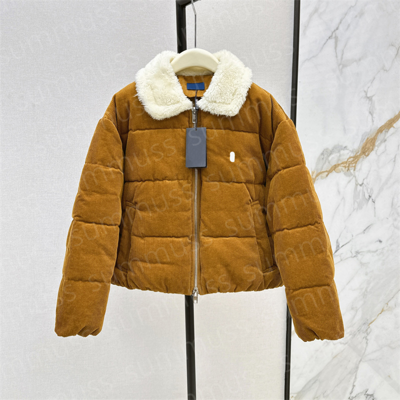 Designer Women Down Coat Fashion Puffer Jacket Winter Luxury High Street Warm Coat Letter Large Pocket Jackets Trendy Coat Apparel Clothes