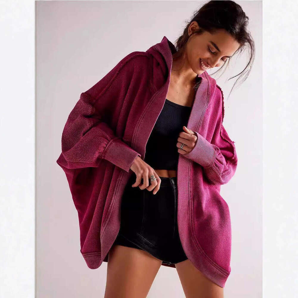 American Style Women's Winter Sweatshirt Casual Jacket Sports Hoodie Cardigan High-End Feel