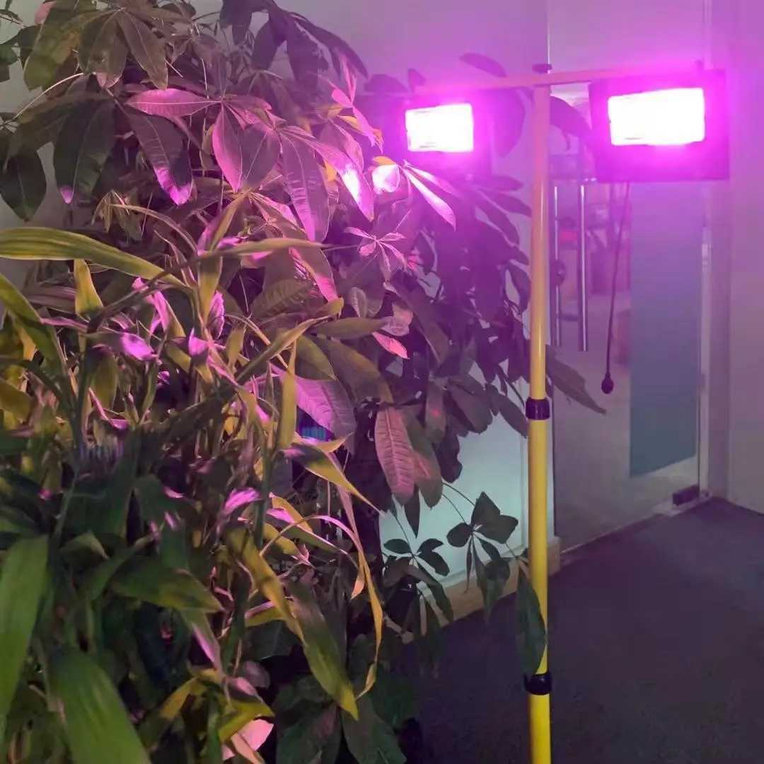 Solar LED Grow Light Full Spectrum Floodlight Plant Growing Light with remote Waterproof Phytolamp for Indoor Outdoor Plants C250919