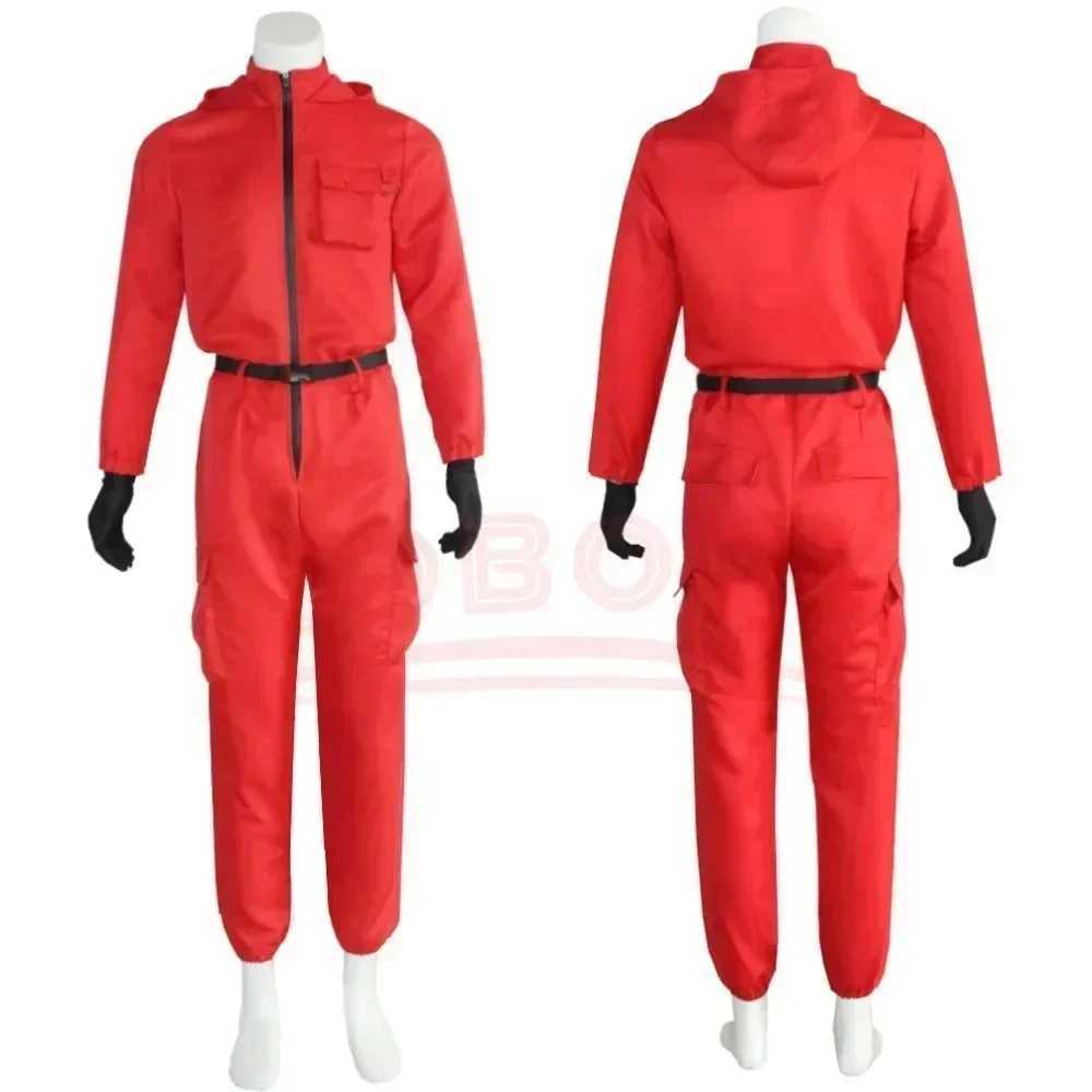 TV Game Red Calamari Game Jumpsuit Cosplay Party Tracksuit Outfits Mask Props Role Play Classic Costume From Ko New 2025 L250918