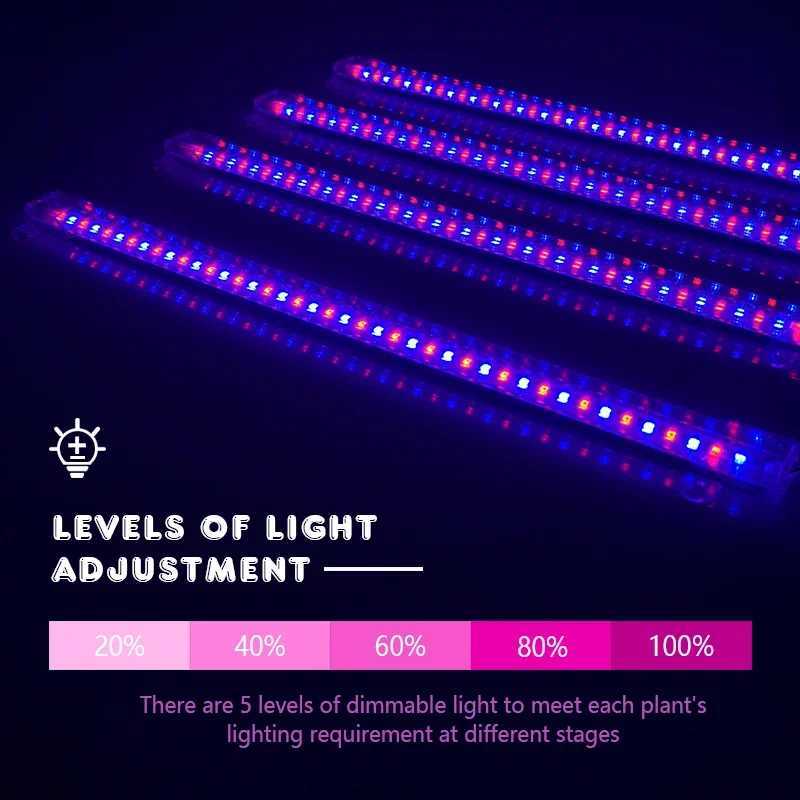 LED Grow Light 5V USB Phyto Lamp Full Spectrum Horticultural Phytolamp with Control for Indoor Plant Flower Seedling Lighting C250919