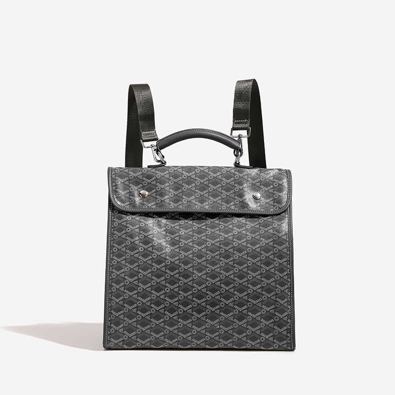 TOCCH LOGO Women's Handbag New Trend Commuter Large Capacity Backpack Color-Block Single Shoulder Crossbody Bag pofj