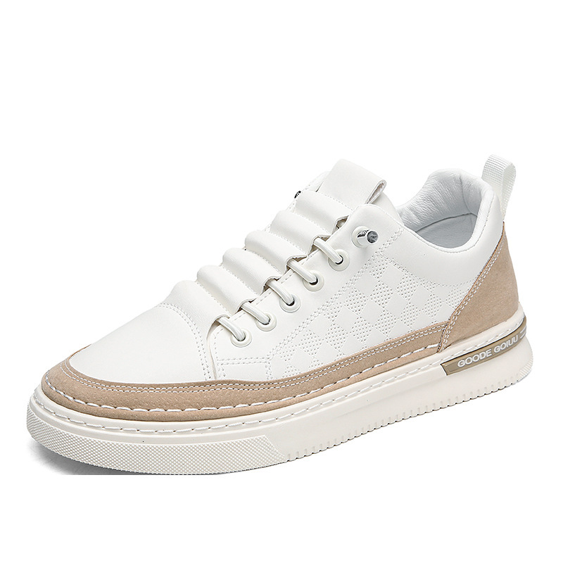 Breathable Summer 2025 New Leather Shoes Men's Trendy Versatile Fashionable Sports Casual Sneakers ddmymarket